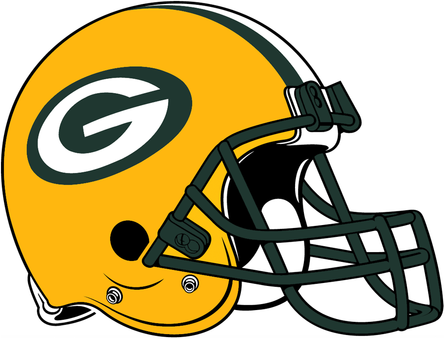 Green Bay Packers 1980-Pres Helmet iron on transfers for fabric